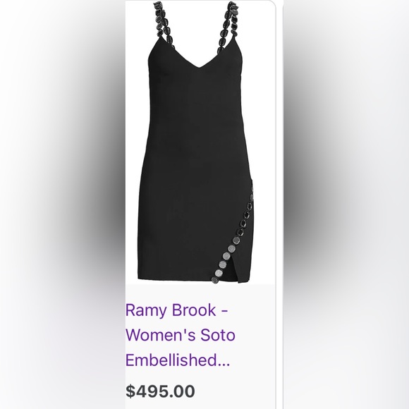 Ramy Brook Embellished Mini Dress - Picture 2 of 9